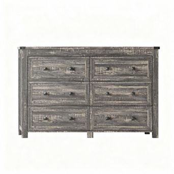 6-Drawer Modern Storage Chest for Bedrooms & Living Rooms