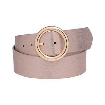 AGP PARIS Classy Round Buckle Belt