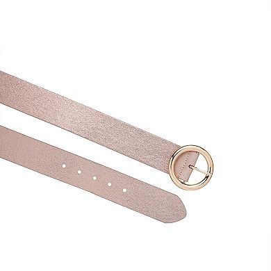 AGP PARIS Classy Round Buckle Belt