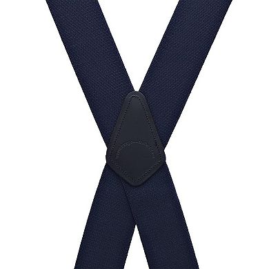 Suspender Store Logger Button Suspenders - Navy Blue