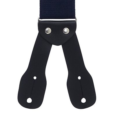 Suspender Store Logger Button Suspenders - Navy Blue