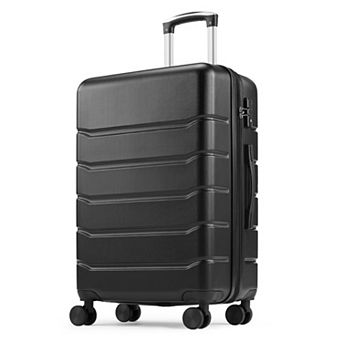 20" Expandable ABS Suitcase with Dual Wheels, TSA Lock, Wet/Dry Compartments
