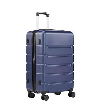 20" Expandable ABS Suitcase with Dual Wheels, TSA Lock, Wet/Dry Compartments