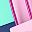 Blue And Pink