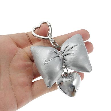 Bow Heart Buckle Handbag Charms Keychains 1 Pc