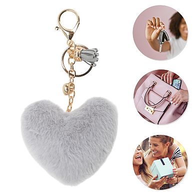 Fashion Tassel Heart Handbag Charm 1 Pc