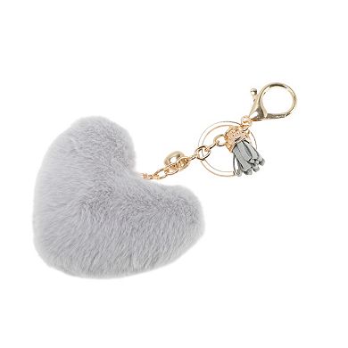 Fashion Tassel Heart Handbag Charm 1 Pc