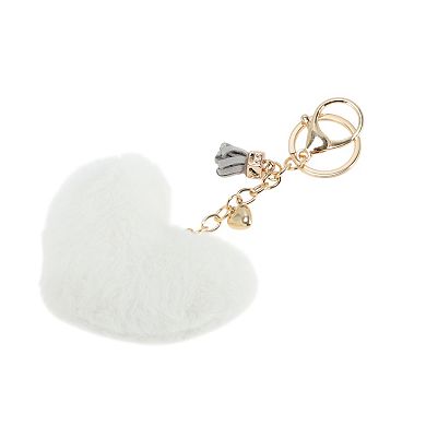 Fashion Tassel Heart Handbag Charm 1 Pc