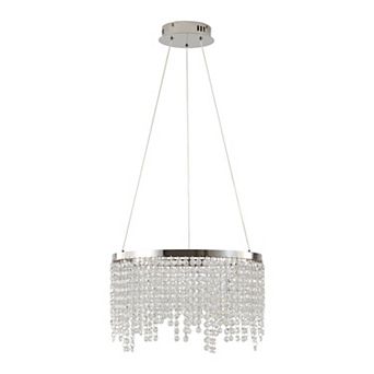 ELEMENT ACE Modern Crystal LED Chandelier with Adjustable Height and Color Temperature