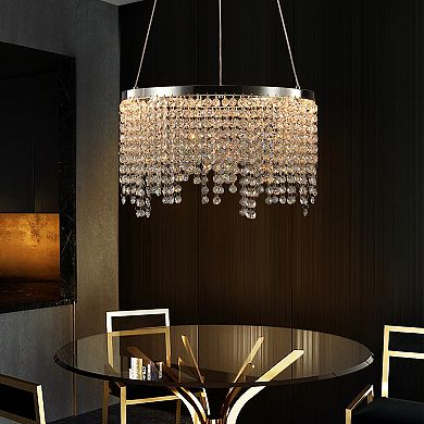 ELEMENT ACE Modern Crystal LED Chandelier with Adjustable Height and Color Temperature