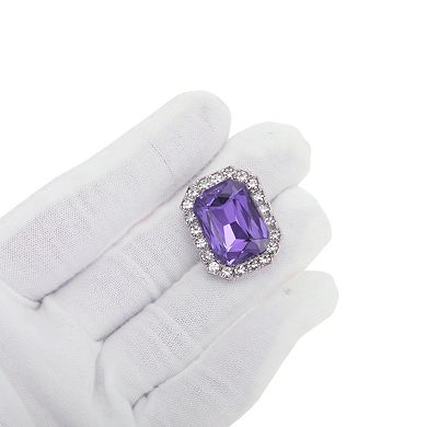 Gemstone Style with Detachable Clip Shoe Accessories 2 Pcs