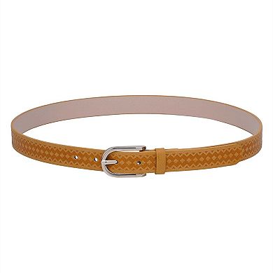 AGP PARIS Yellow Sleek and Slim Belt