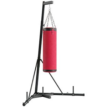Soozier 72.8"-90.9" Adjustable Freestanding Punching Bag with Stand,