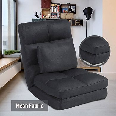 Adjustable Floor Chair With Back Support