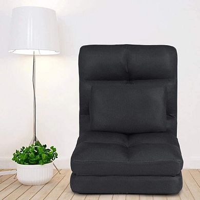 Adjustable Floor Chair With Back Support