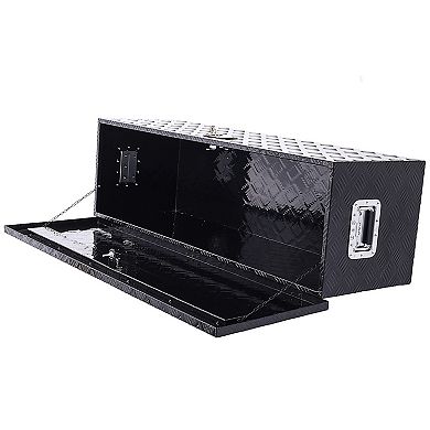 ELEMENT ACE Heavy Duty Aluminum Tool Box for Truck Bed and Trailer Storage