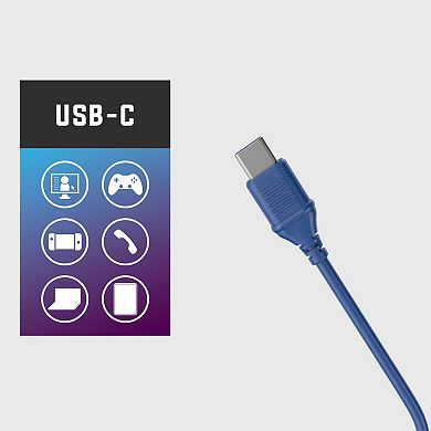 MEE audio KidJamz KJ55U (2 Pack) USB-C Kid's Headphones w/ LED Lights