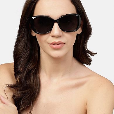 AGP PARIS Elegant Butterfly Polarized Acetate Sunglasses