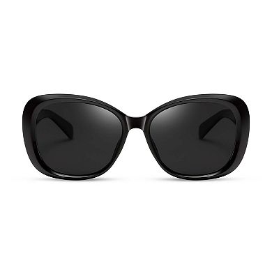 AGP PARIS Elegant Butterfly Polarized Acetate Sunglasses