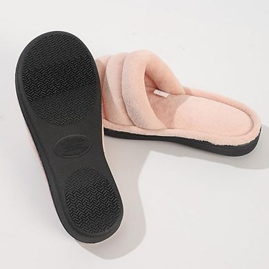 Roxoni Women's Coral Fleece Slippers with Cotton-Filled Comfort