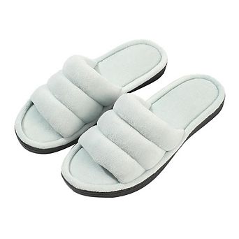 Roxoni Women's Coral Fleece Slippers with Cotton-Filled Comfort