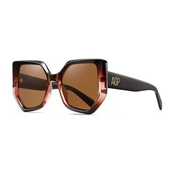 AGP PARIS Elegant Butterfly Polarized Acetate Sunglasses