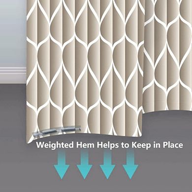 Polyester Quick-Drying Shower Curtain