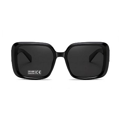 AGP PARIS Sophisticated Square Polarized Acetate Sunglasses
