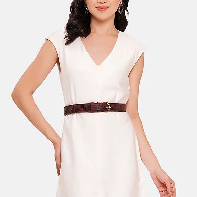 AGP PARIS Classic Sleek Brown Belt