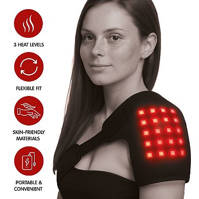 Red & Infrared Light Therapy Wraps for Neck, Back, Shoulder, Knee & Elbow Relief