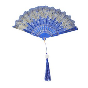 Butterfly with Tassel Folding Fan 1 pc