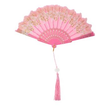 Butterfly with Tassel Folding Fan 1 pc