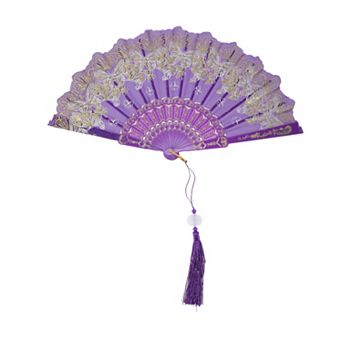 Butterfly with Tassel Folding Fan 1 pc