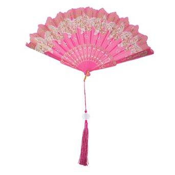 Butterfly with Tassel Folding Fan 1 pc