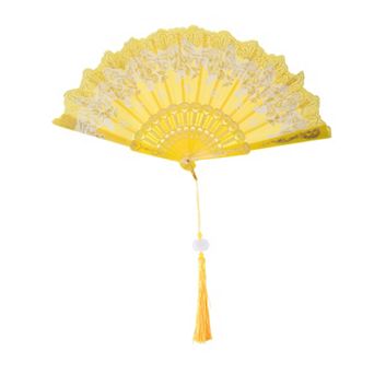 Butterfly with Tassel Folding Fan 1 pc