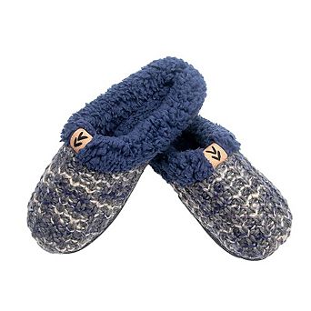 Roxoni Women’s Tight-Knit Clog Slippers Fleece Trim, Cushioned Insole & Non-Slip Sole