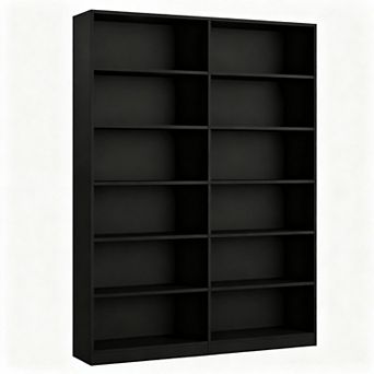 6 tier Wide Bookshelf: Sturdy, Durable, Waterproof, Scratch-Resistant for Home
