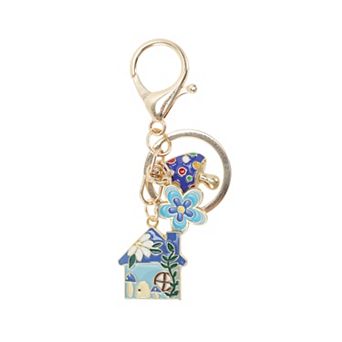 Mushroom House Handbag Charms Keychains 1 pc