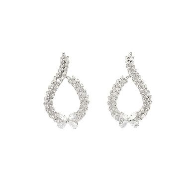 AGP PARIS Ethereal Bow-shaped Earrings and Necklace set