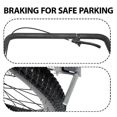 ELEMENT ACE 3-in-1 Heavy-Duty Convertible Cargo Trailer with Steel Frame and 110lb Capacity