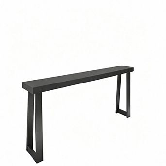 46-Inch Solid Pine Wood Living Room Entryway Console Table