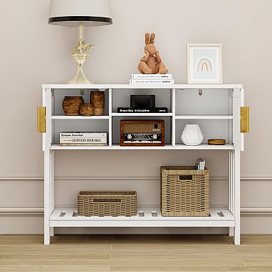 2-Door Console Table for Entryway & Foyer