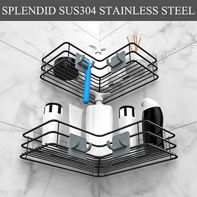 Rust Proof Corner Bathroom Caddy Shelf