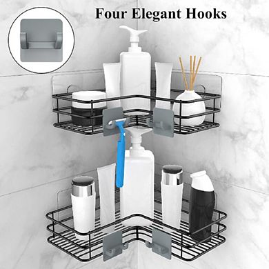 Rust Proof Corner Bathroom Caddy Shelf
