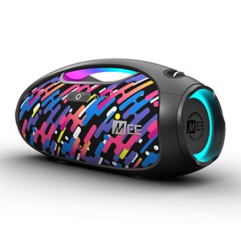 MEE audio partySPKR XL Bluetooth Wireless Speaker w/ Dynamic LED Lighting
