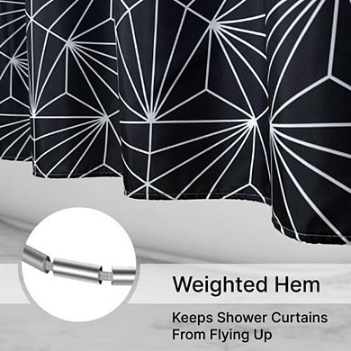 Waterproof Modern Geometric Shower Curtain