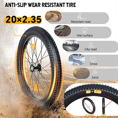 ELEMENT ACE Heavy-Duty Foldable Bicycle Cargo Trailer with Universal Hitch System