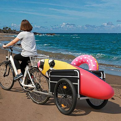 ELEMENT ACE Heavy-Duty Foldable Bicycle Cargo Trailer with Universal Hitch System