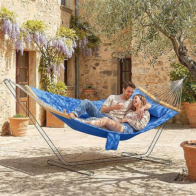 Outdoor Hammock, 2-Person, 440 lbs Capacity,