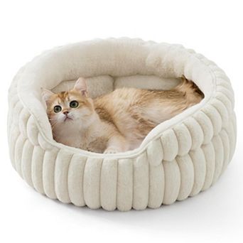 Washable Round Cat Bed